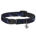 Cat Collar Breakaway Galaxy Collage 8 to 12 Inches 0.5 Inch Wide