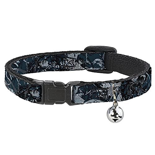 Cat Collar Breakaway Gothic 5 8 to 12 Inches 0.5 Inch Wide