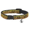 Cat Collar Breakaway Cheetah 8 to 12 Inches 0.5 Inch Wide