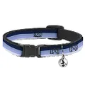 Cat Collar Breakaway Spectrum Blue 8 to 12 Inches 0.5 Inch Wide