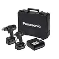 Panasonic EYC217LJ2G57 Hammer Drill Driver & Impact Driver Combo Kit 18V 5.0Ah