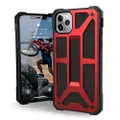URBAN ARMOR GEAR UAG Designed for iPhone 11 Pro Max [6.5-inch Screen] Monarch Feather-Light Rugged [Crimson] Military Drop Tested iPhone Case