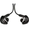 Mackie MP-240 BTA durable bluetooth noise cancelling comfortable hybrid dual driver design in ear monitors for musicians drummers and singers