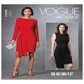 Vogue V1675 Misses' Sewing Pattern Dress, Size 6-8-10-12-14