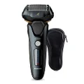 Panasonic Rechargeable 5-Blade Wet/Dry Shaver with Multi-Flex Contour-Following Head And Pop-Up Trimmer (ES-LV67-K841)