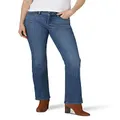 Lee Women's Petite Secretly Shapes Regular Fit Bootcut Jean, Seattle, 20 Petite