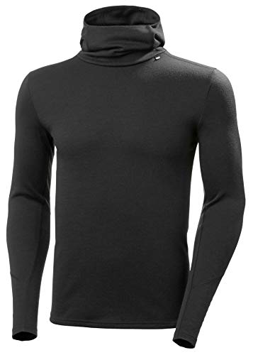 Hellyhansen LIFA Merino Midweight Hoodie Men's Hoodie - Black, L