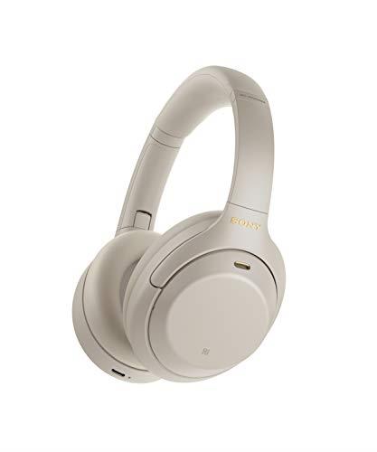 Sony WH1000XM4 Noise Canceling Wireless Headphones with Alexa Voice Control, Up to 30 Hours Battery Life, Silver