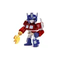 Jada Toys "Transformers G1 Optimus Prime Light-Up 4"" Die-cast Metal Collectible Figure, Toys for Kids and Adults"