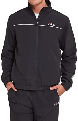 Fila Men s Microfibre Jacket, 001 Black, Medium UK