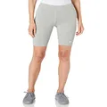 Nike Women's Sportswear Essential Bike Shorts, Dark Grey Heather/White, Large
