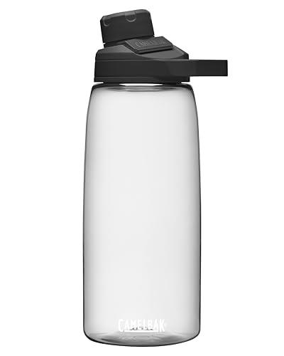 CamelBak Chute Mag BPA Free Water Bottle with Tritan Renew, 1L, Clear