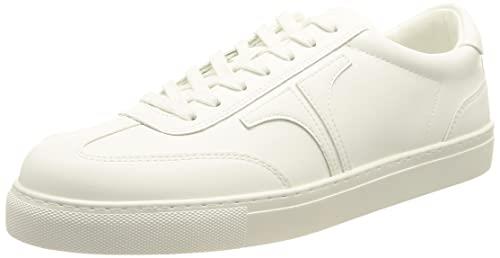 Ted Baker Men's Robertt Retro Leather Sneaker, White, Size 11