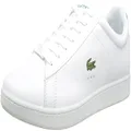 Lacoste Men's Carnaby Evo 0722 1 SMA Sneaker, White/Green, US 13