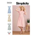 Simplicity S9324 Misses' Sewing Pattern Dresses, Size 14-16-18-20-22