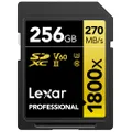 Lexar Professional 1800X SDXC UHS-II SD Card, Capacity 256GB