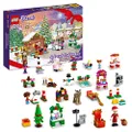 LEGO® Friends Advent Calendar 41706 Building Kit;Including Ice Skating, Feeding Santa’s Reindeer and Building a Snowman