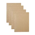 Maxwell & Williams Table Accents Leather Look Alligator Coaster 10x10cm Set of 4 Tan