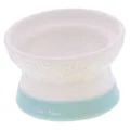 Petio Add Mate Raised Ceramic Cat Inclined Feeding Bowl for Wet Food
