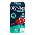 Huggies DryNites Night Time Pants for Boys 4-7 Years (17-30kg) 9 Count