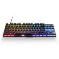 SteelSeries Apex 9 TKL Compact OptiPoint 1.0-1.5mm Adjustable Actuation Switch Mechanical Gaming Keyboard US Layout - OLED Smart Display - Media Controls - Per Key Prism RGB Illumination