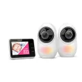 VTech RM2751 2.8" 2-Camera Smart Wi-Fi 1080p HD Video Baby Monitor with Remote Access, White