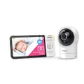 VTech RM5764HD 5'' Pan & Tilt Smart Wi-Fi 1080p HD Video Baby Monitor with Remote Access, White