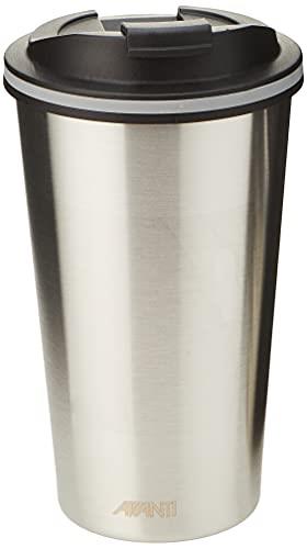 Avanti GOCUP Double Wall Insulated Travel Cup, 355ml / 12oz, Brushed Stainless Steel