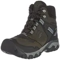 Keen Men's Ridge Flex Mid Waterproof Hiking Boot, Magnet Black, 11 US
