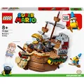 LEGO 71391 Super Mario Bowser's Airship Expansion Set, Collectible Buildable Game Toy for Kids with 3 Figures