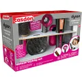 Casdon Dyson Supersonic & Corrale Deluxe Toy Hair Dryer and Straightener Styling Set, Grey (73550)