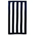 Classic Stripe Beach Towel Navy
