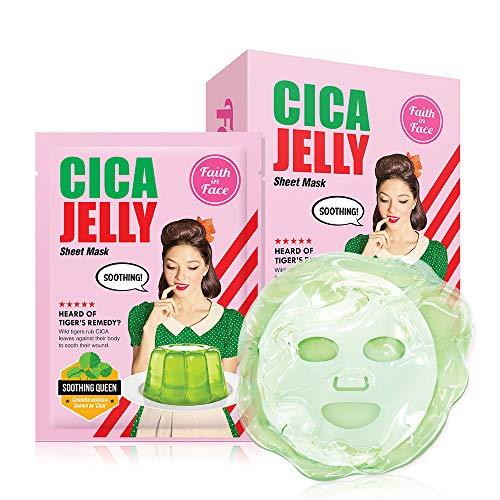 Faith in Face Cica Jelly Facial Sheet Mask (Pack of 7)