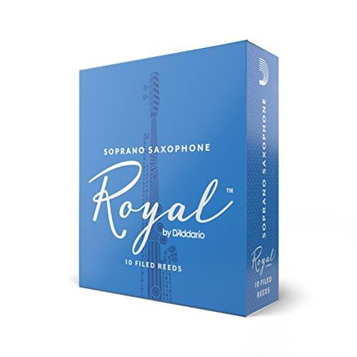 Royal by D'Addario Soprano Sax Reeds, Strength 4.0, 10-pack