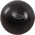 BalanceFrom Anti-Burst and Slip Resistant Exercise Ball Yoga Ball Fitness Ball Birthing Ball with Quick Pump, 2,000-Pound Capacity, Black