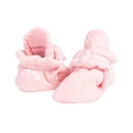 Burt's Bees Baby Baby Girls Quilted Bee Booties, Blossom, 0-3 Months