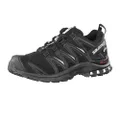 Salomon Women's XA PRO 3D GTX Trail Running and Hiking Shoe, Black/Black/Mineral Grey, 6 US