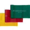 TheraBand Resistance Band Set, Professional Latex Elastic Bands for Upper & Lower Body & Core Exercise, Physical Therapy, Lower Pilates, At-Home Workouts, and Rehab, Yellow & Red & Green, Beginner Set