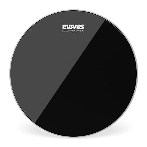 Evans Hydraulic Drum Heads - TT20HBG - Bass Drum Head with Layer of Oil - Supresses Unwanted Overtones - Ideal for Rock & Gospel - Black, 20 Inch