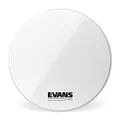 Evans MX2 White Marching Bass Drum Head, 16 Inch