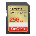 SanDisk 256GB Extreme SDXC UHS-I Memory Card - C10, U3, V30, 4K, UHD, SD Card - SDSDXVV-256G-GNCIN