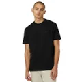 Ben Sherman Men's Chest Embroidery T-Shirt T Shirt, Black, X-Large