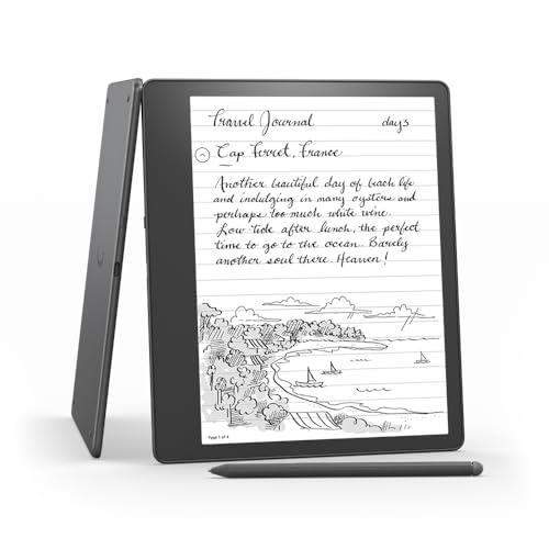 Kindle Scribe (16 GB), the first Kindle and digital notebook, all in one, with a 10.2” 300 ppi Paperwhite display, includes Basic Pen