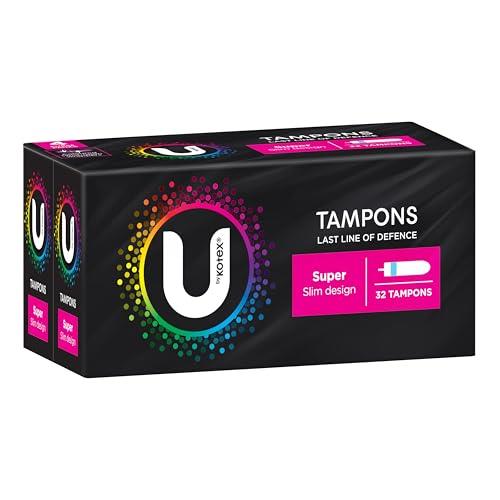 U by Kotex Tampons Super 32 Count