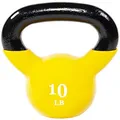 Everyday Essentials All-Purpose Color Vinyl Coated Kettlebell, 10 Pounds