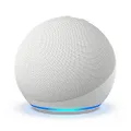 Echo Dot (5th Gen, 2022 release) Smart speaker with Alexa | Glacier White