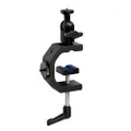Elgato Heavy Clamp – Professional Mount with Ball Head and 4X 1/4 inch Holes, Ultra Secure and Durable, Mount on Desks, Shelves, Poles, Perfect for Cameras, Lights, Flash, and More (21AAQ9901)
