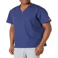 Dickies Men's Signature V-neck Scrubs Shirt, Navy, X-Small