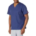 Dickies Men's Signature V-Neck Scrubs Shirt, Navy, X-Small