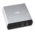Aten 2-Port USB-C Gen 1 Dock Switch with Power Pass-Through